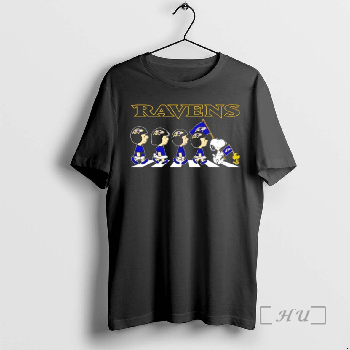 Officials Peanuts X Baltimore Ravens Football Flag Walking T-Shirts, Hoodie, Sweatshirt | HypeCrazeTee.com