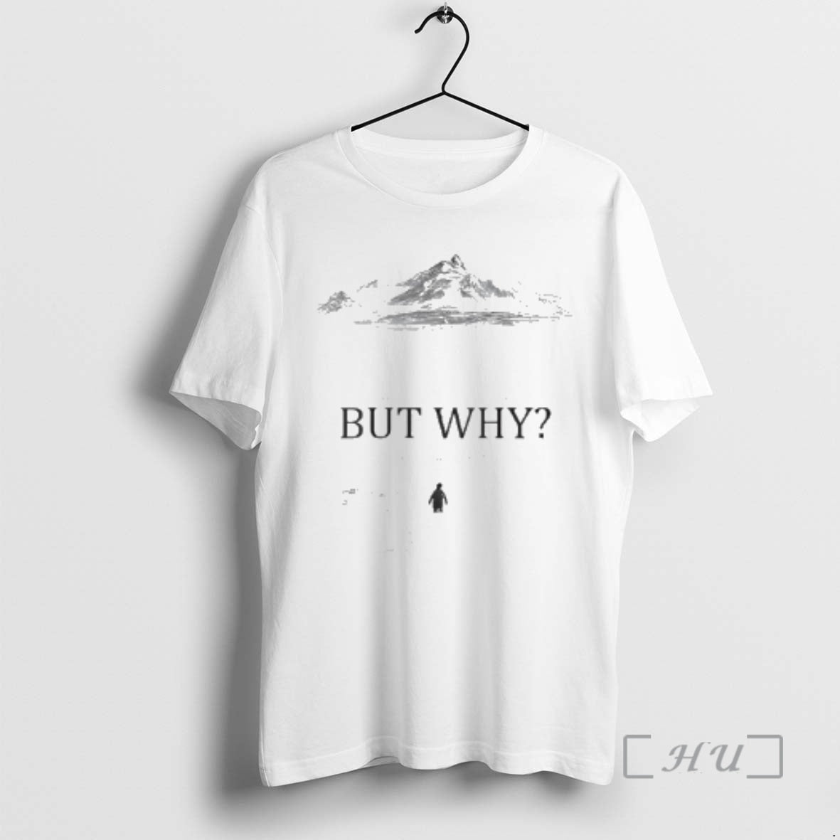 Officials Penguin But Why Mountains Motivational Backprint T-Shirts, Hoodie, Sweatshirt | HypeCrazeTee.com