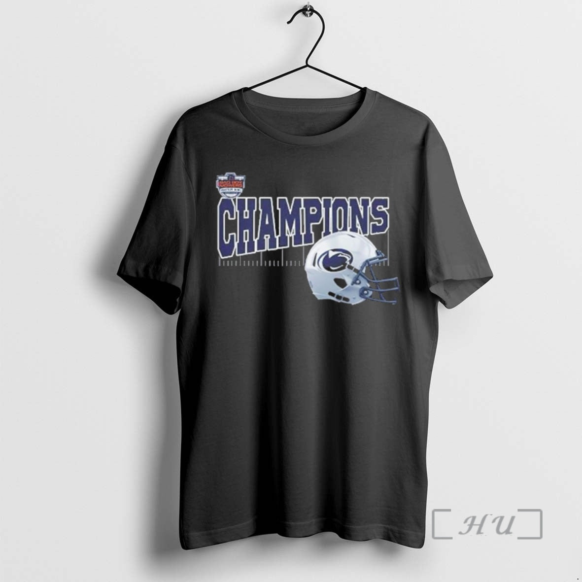 Officials Penn State Nittany Lions 2025 Bad Boy Mowers Pinstripe Bowl Champions Helmet Premium T-Shirts, Hoodie, Sweatshirt