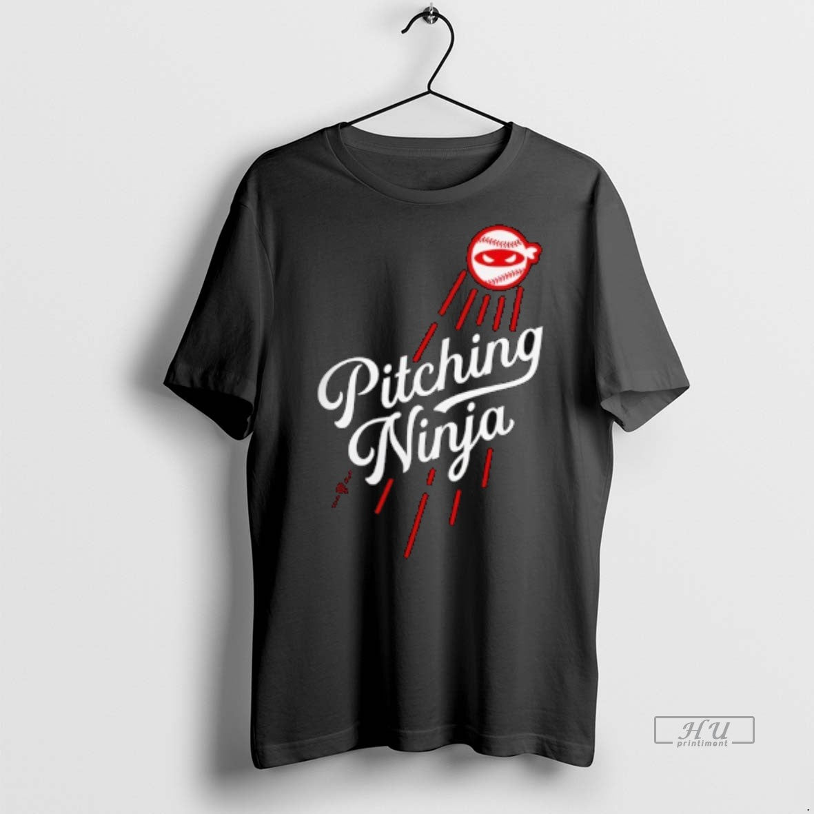 Officials Pitching Ninja Los Angeles Baseball Tee Shirt Sweater
