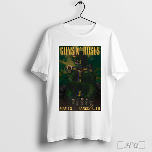 Officials Poster Guns N Roses Thunderdome Stadium Bangkok Th Tour May 13 2025 T Shirt Sweatshirt