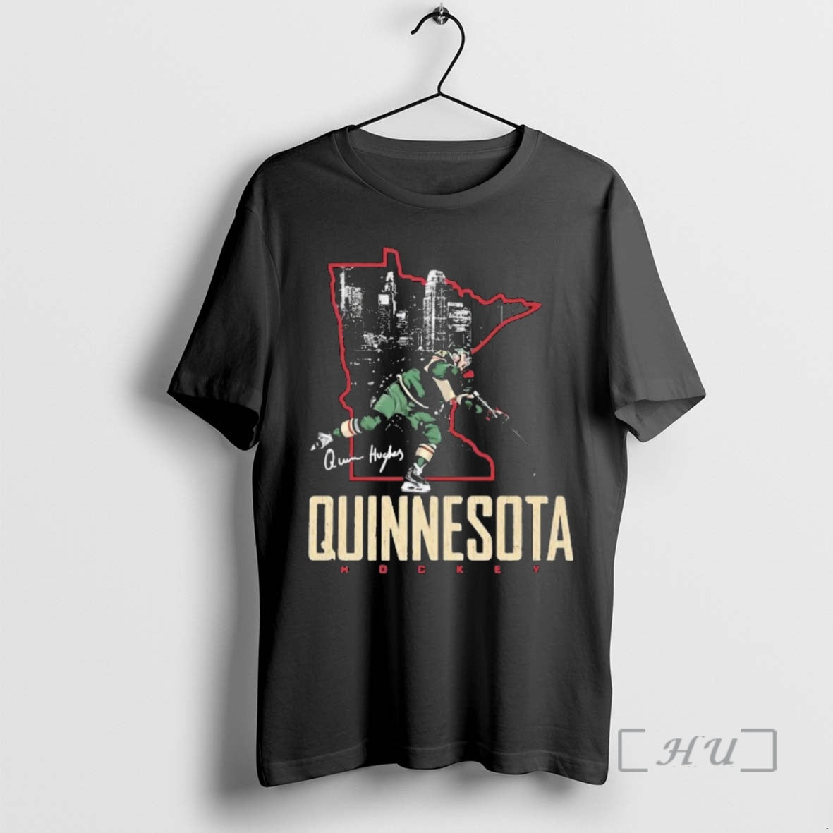 Officials Quinn Hughes Minnesota Quinnesota T-Shirts, Hoodie, Sweatshirt | HypeCrazeTee.com