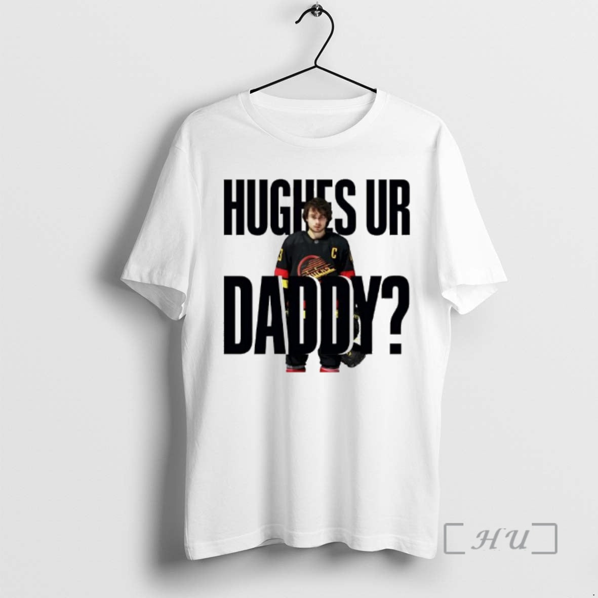 Officials Quinn Hughes Ur Daddy Graphic T-Shirts, Hoodie, Sweatshirt | HypeCrazeTee.com