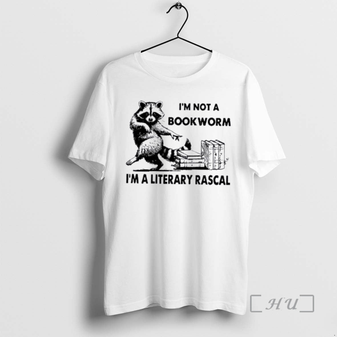 Officials Raccoon Im Not A Bookworm Im A Literary Rascal T-Shirts, Hoodie, Sweatshirt | HypeCrazeTee.com