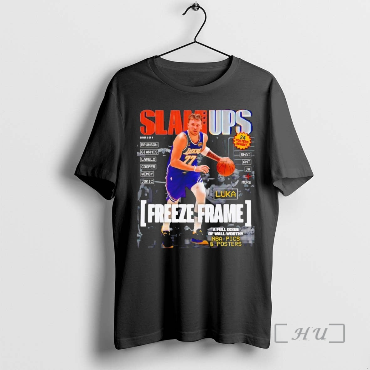 Officials Slamups Freeze Frame Luka Doncic Magazine T-Shirts, Hoodie, Sweatshirt | HypeCrazeTee.com