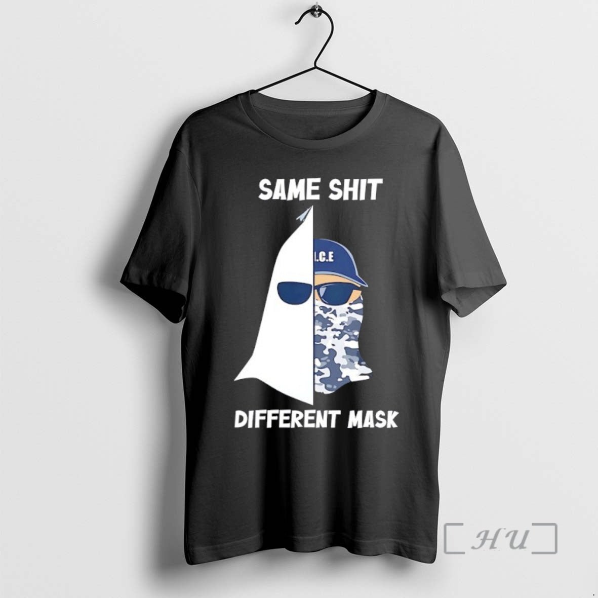 Officials Same Shit Different Mask Ku Klux Klan And Ice T-Shirts, Hoodie, Sweatshirt | HypeCrazeTee.com