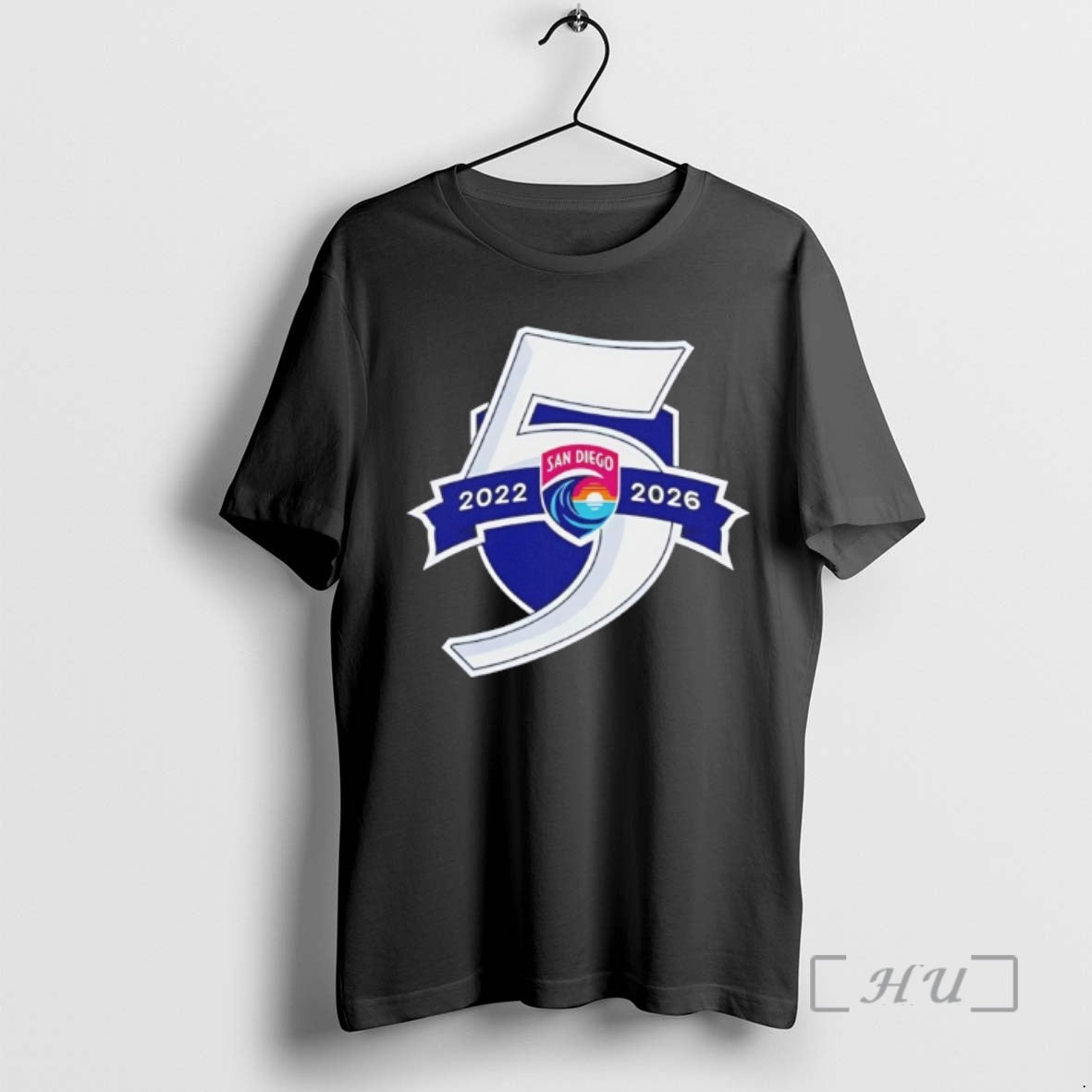 Officials San Diego Wave Fc 2022 2026 5 Seasons Logo T-Shirts, Hoodie, Sweatshirt | HypeCrazeTee.com