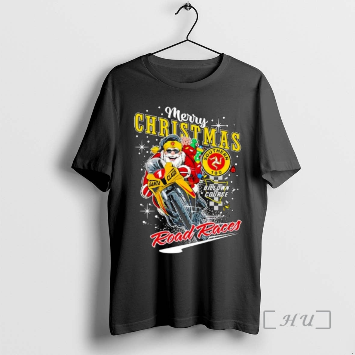 Officials Santa Road Races Merry Christmas Ornaments T-Shirts, Hoodie, Sweatshirt | HypeCrazeTee.com