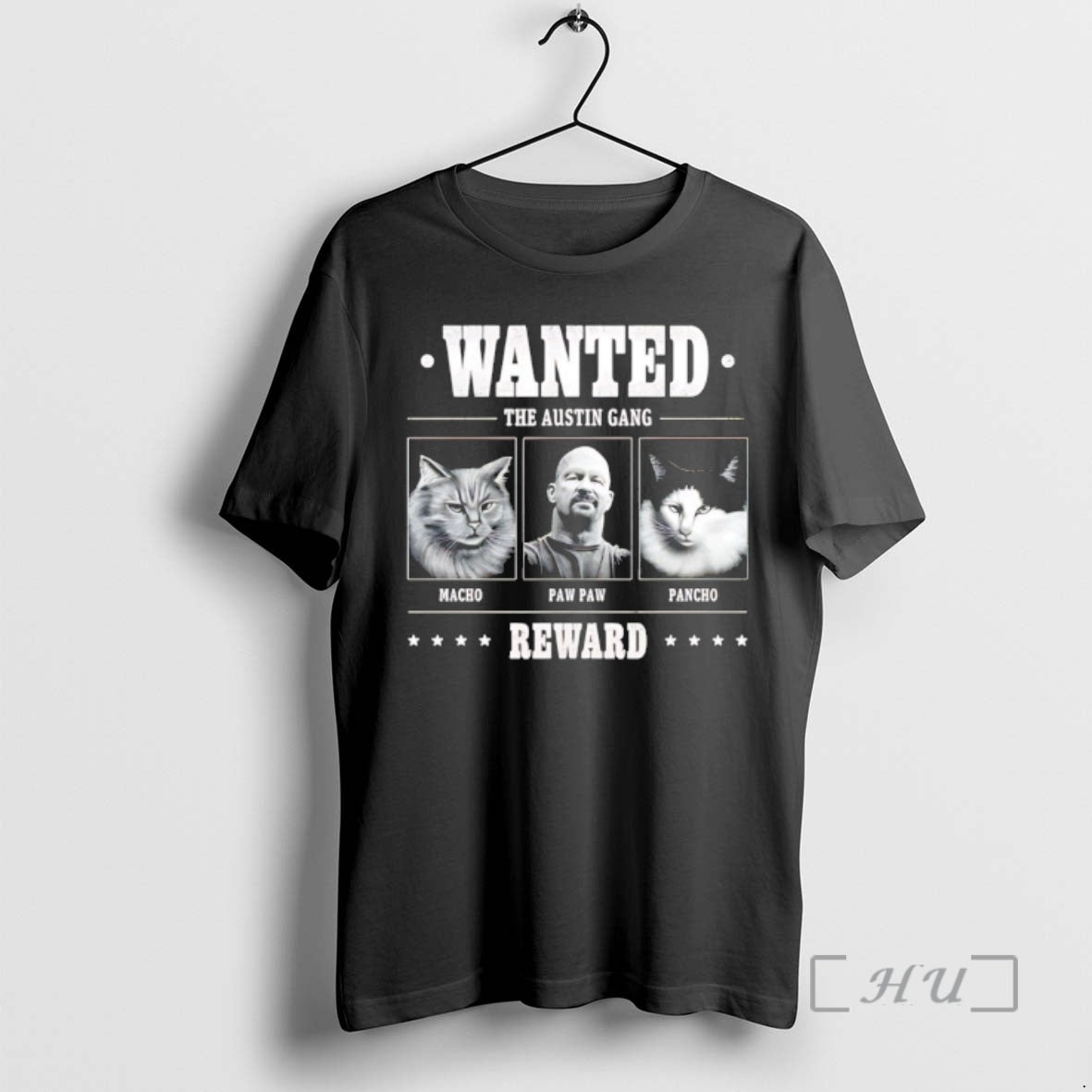 Officials Steve Austin Wanted The Austin Gang T-Shirts, Hoodie, Sweatshirt | HypeCrazeTee.com