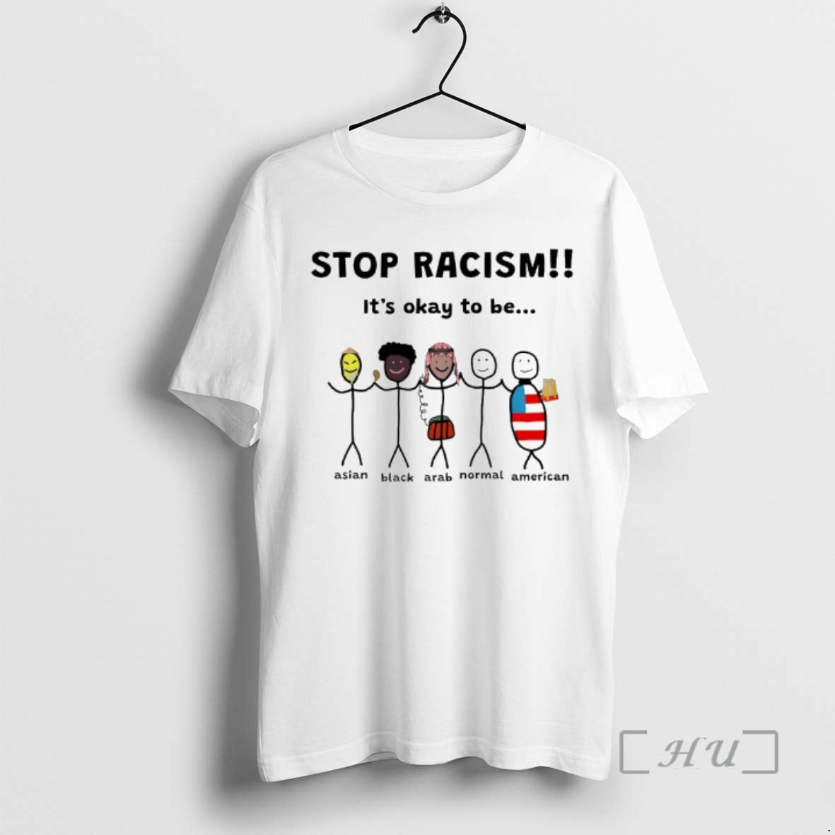 Officials Stop Racism Its Okay To Be Asian Black Arab Normal American Funny Premium T-Shirts, Hoodie, Sweatshirt