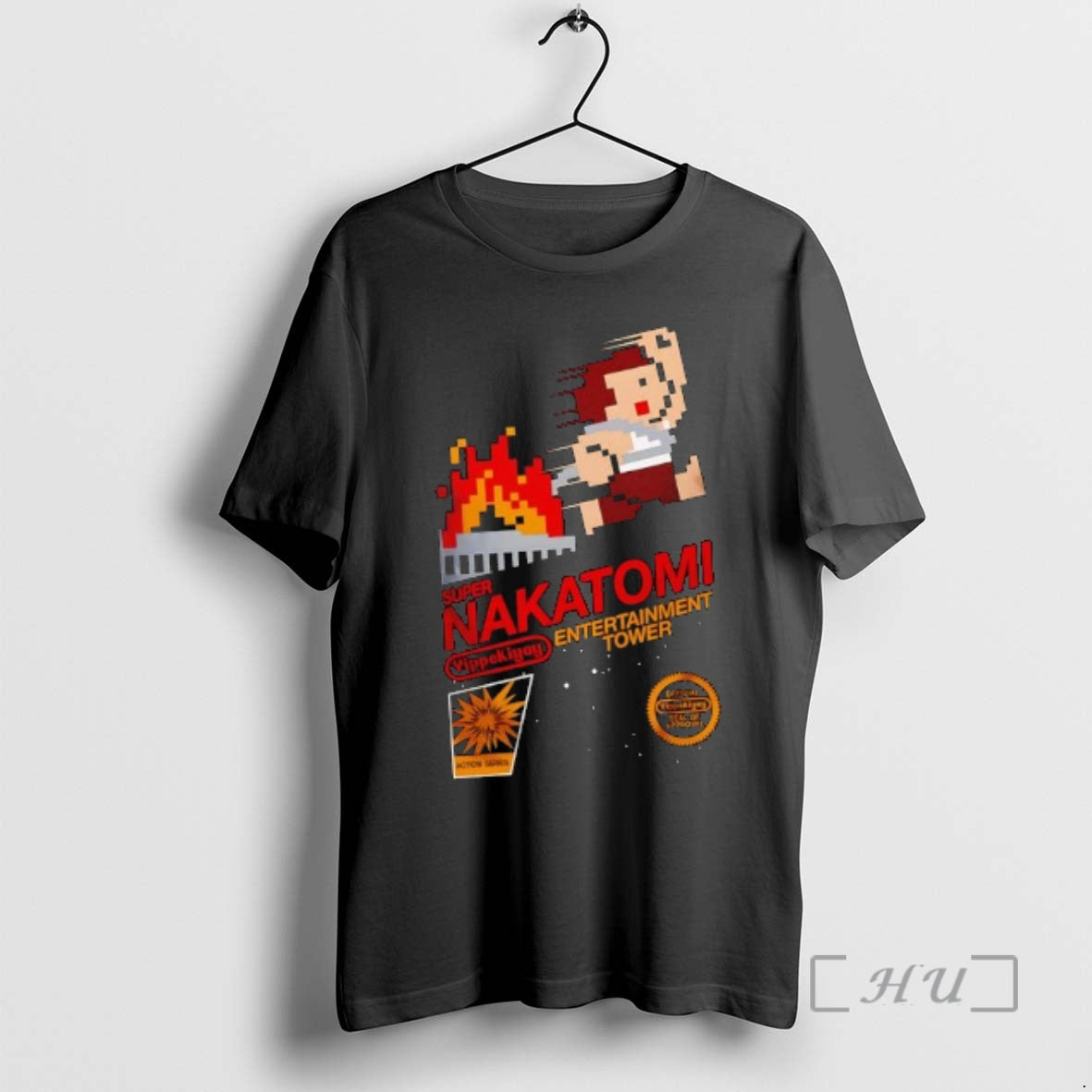 Officials Super Nakatomi Entertainment Tower Graphic T-Shirts, Hoodie, Sweatshirt | HypeCrazeTee.com