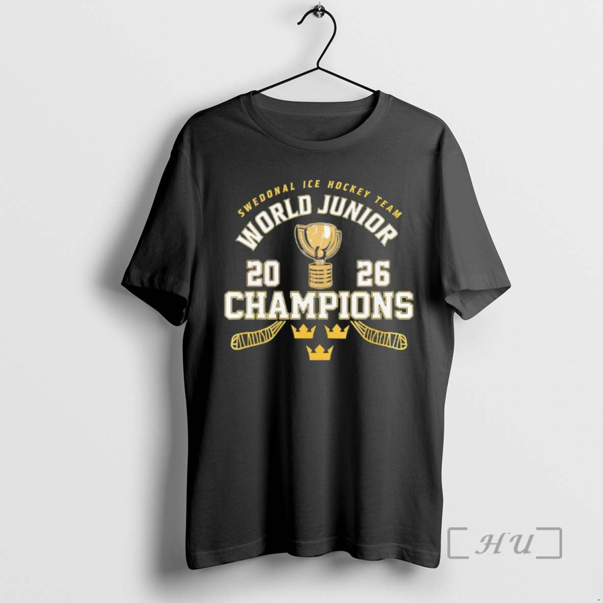 Officials Swedonal Ice Hockey Team World Junior 2026 Champions T-Shirts, Hoodie, Sweatshirt | HypeCrazeTee.com