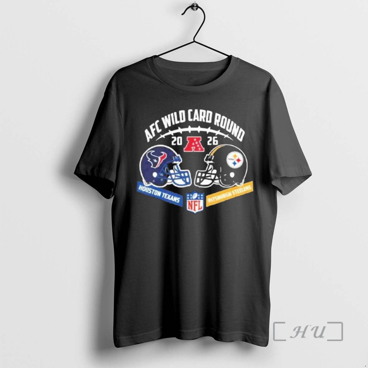 Officials Texans Vs Steelers Afc Wild Card Round Helmet Matchup T-Shirts, Hoodie, Sweatshirt | HypeCrazeTee.com
