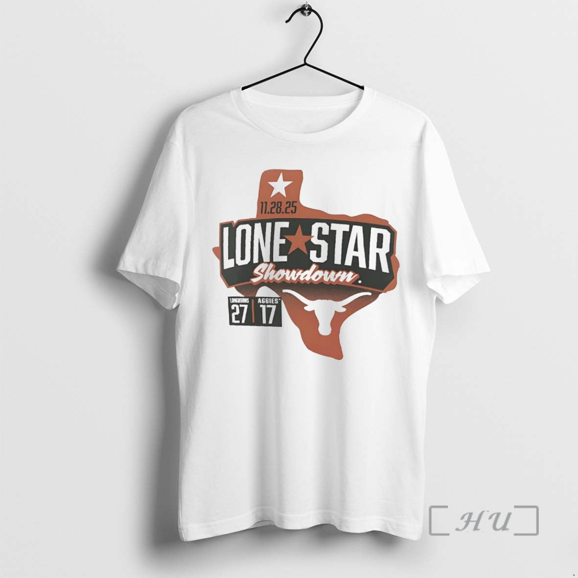 Officials Texas Longhorns Lone Star Showdown Score 2025 T-Shirts, Hoodie, Sweatshirt | HypeCrazeTee.com