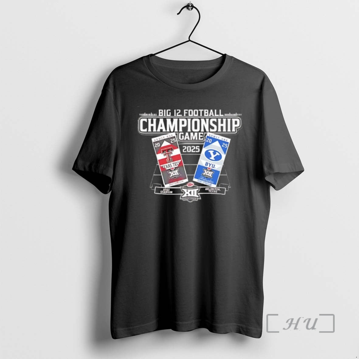 Officials Texas Tech Vs Byu Byu Cougars 2025 Big 12 Football Championship Game Premium T-Shirts, Hoodie, Sweatshirt