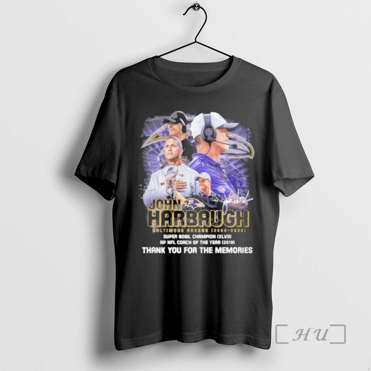 Officials Thank You Baltimore Ravens John Harbaugh 2008 2025 T-Shirts, Hoodie, Sweatshirt | HypeCrazeTee.com