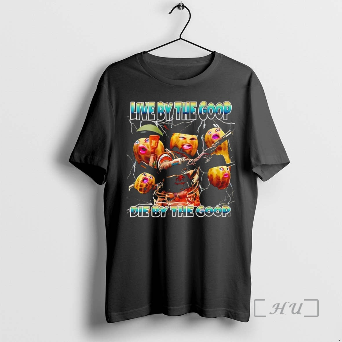 Officials The Burnt Peanut Live By The Goop Die By The Goop Graphic Premium T-Shirts, Hoodie, Sweatshirt | HypeCrazeTee.com
