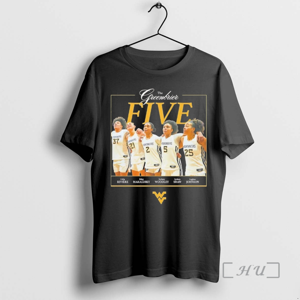 Officials The Greenbrier Five Wvu Womens Basketball Team Chriast T-Shirts, Hoodie, Sweatshirt | HypeCrazeTee.com
