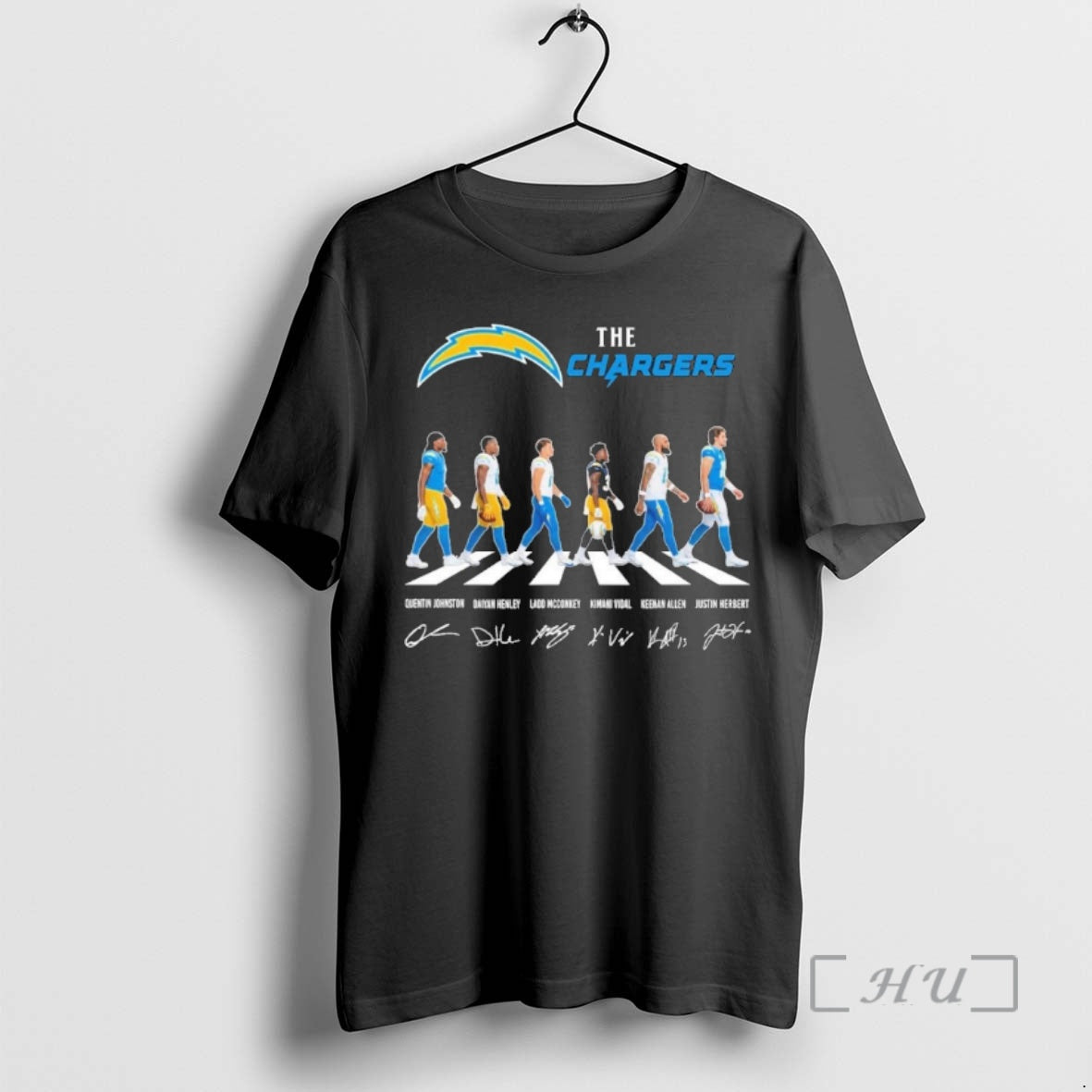 Officials The Los Angeles Chargers Abbey Road 2026 T-Shirts, Hoodie, Sweatshirt | HypeCrazeTee.com