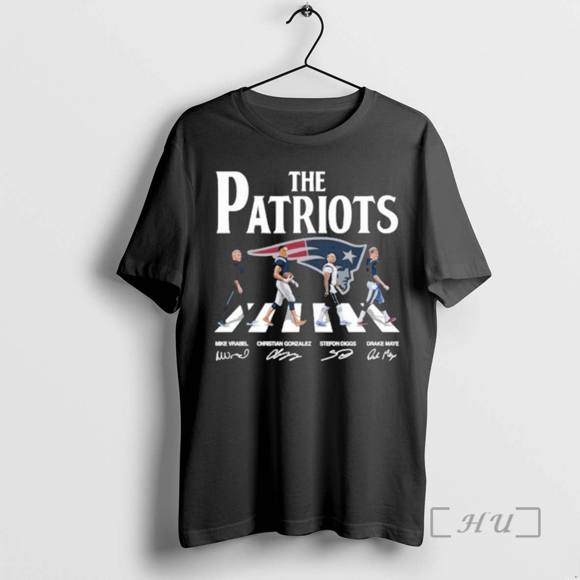 Officials The Patriots New England Abbey Road Signature T-Shirts, Hoodie, Sweatshirt | HypeCrazeTee.com