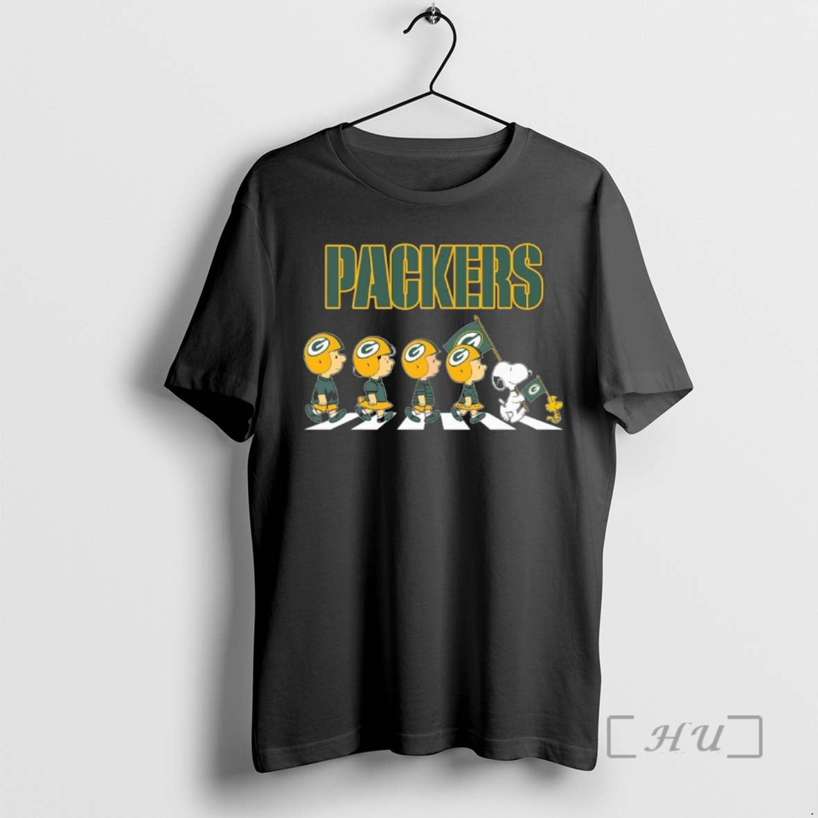 Officials The Peanuts And Friends Abbey Road X Green Bay Packers Premium T Shirts Sweater Hoodie, Sweatshirt