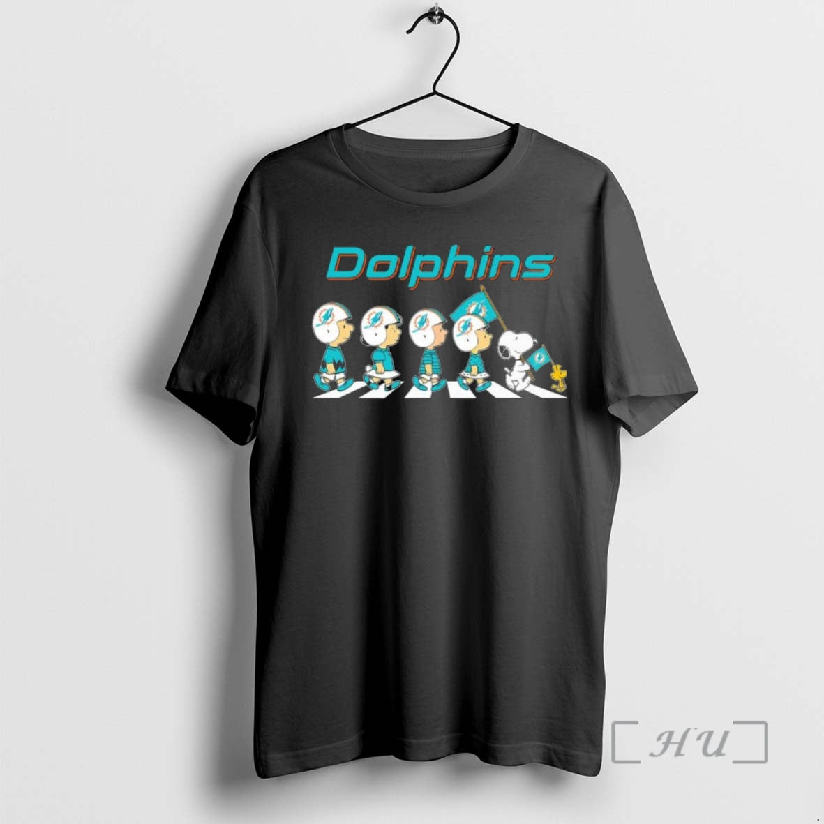 Officials The Peanuts And Friends Abbey Road X Miami Dolphins T-Shirts, Hoodie, Sweatshirt | HypeCrazeTee.com