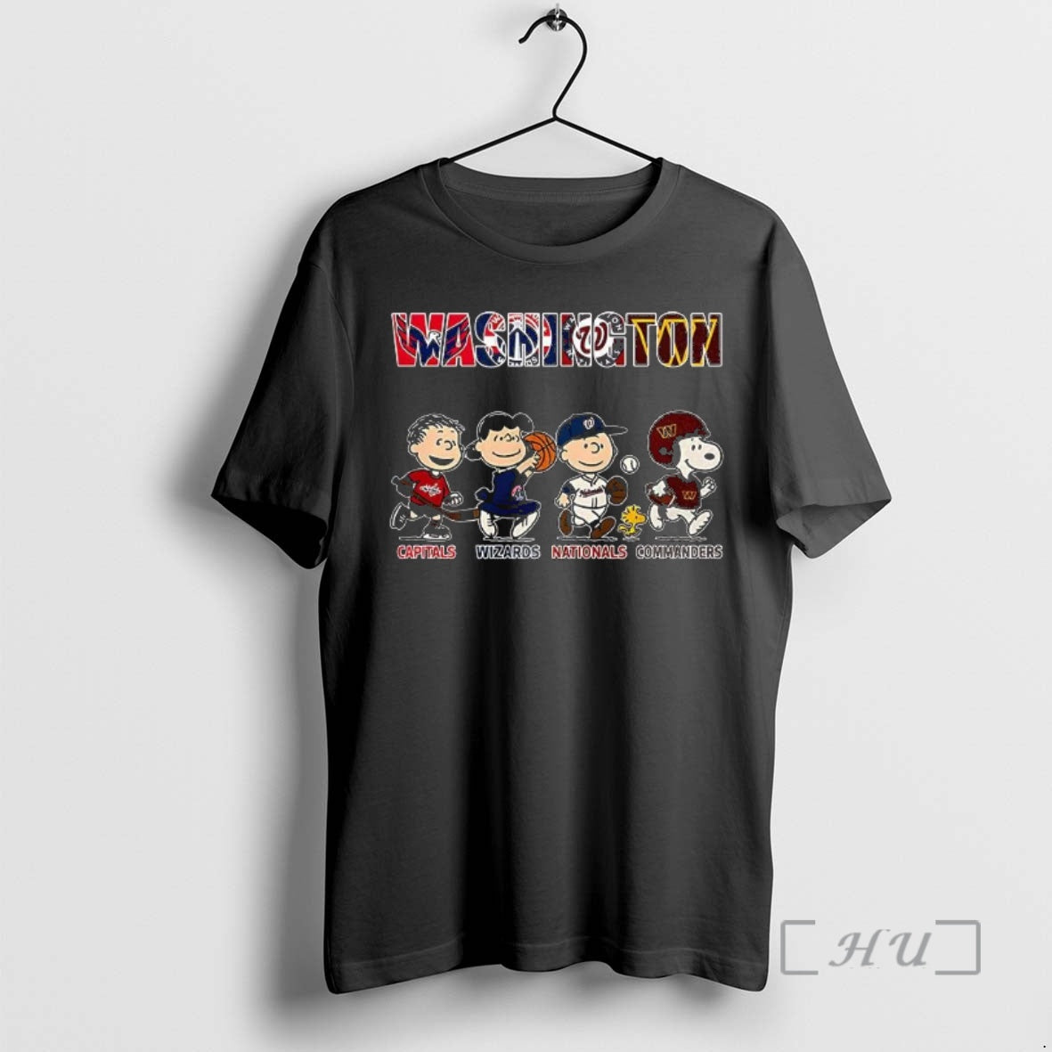 Officials The Peanuts Washington Capitals Wizards Nationals And Commanders T-Shirts, Hoodie, Sweatshirt | HypeCrazeTee.com