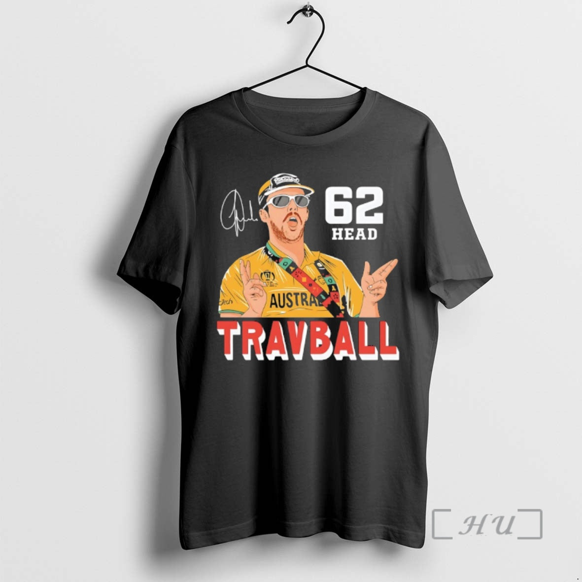 Officials Travis Head 62 Travball Signature T-Shirts, Hoodie, Sweatshirt | HypeCrazeTee.com