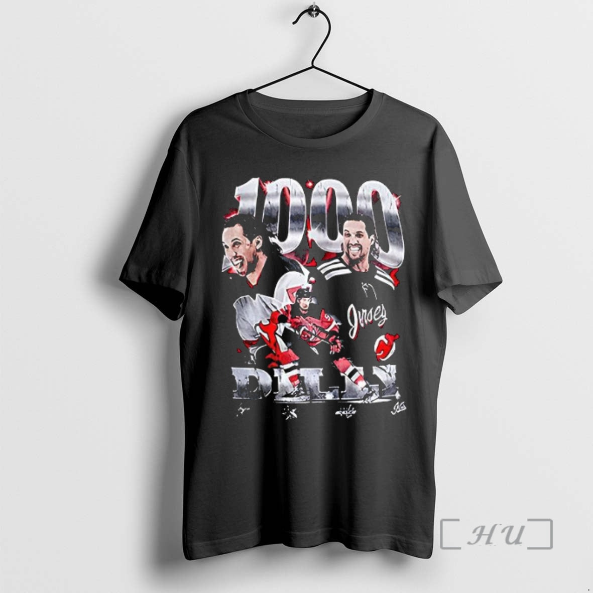 Officials Travis Zajac 1000 Games Nhl Graphic T-Shirts, Hoodie, Sweatshirt | HypeCrazeTee.com