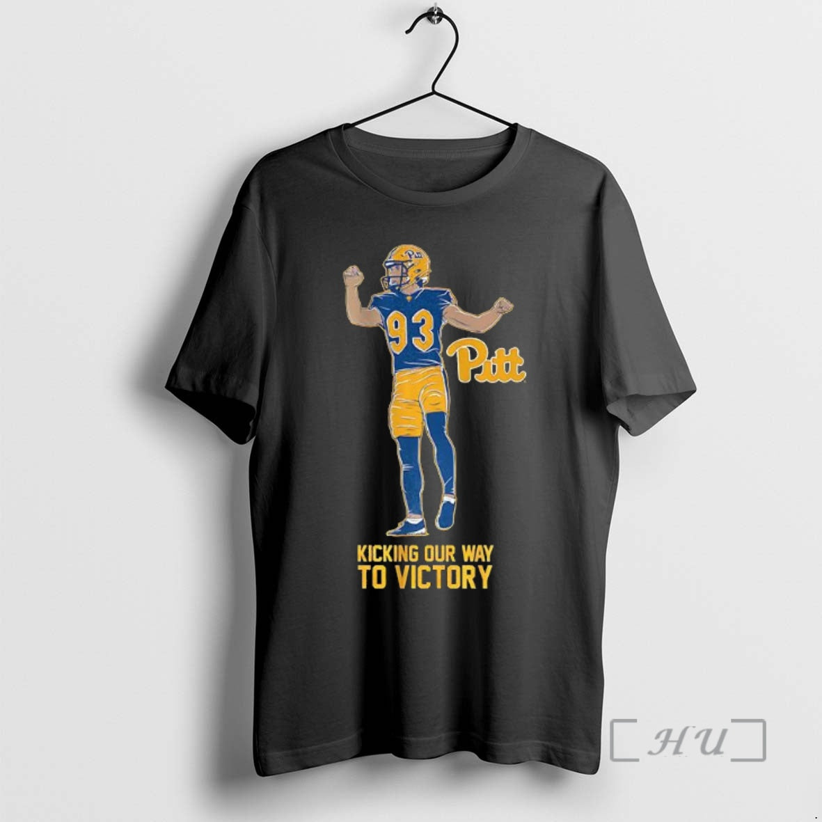 Officials Trey Butkowski Pittsburgh Panthers Football Kicking Our Way To Victory Pose Premium T Shirts Hoodie, Sweatshirt