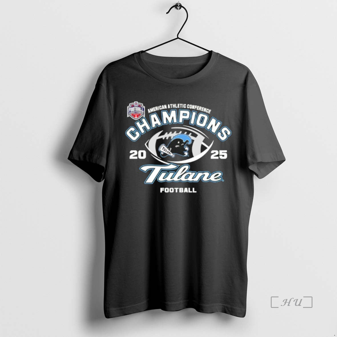 Officials Tulane Green Wave 2025 American Conference Champions T-Shirts, Hoodie, Sweatshirt | HypeCrazeTee.com