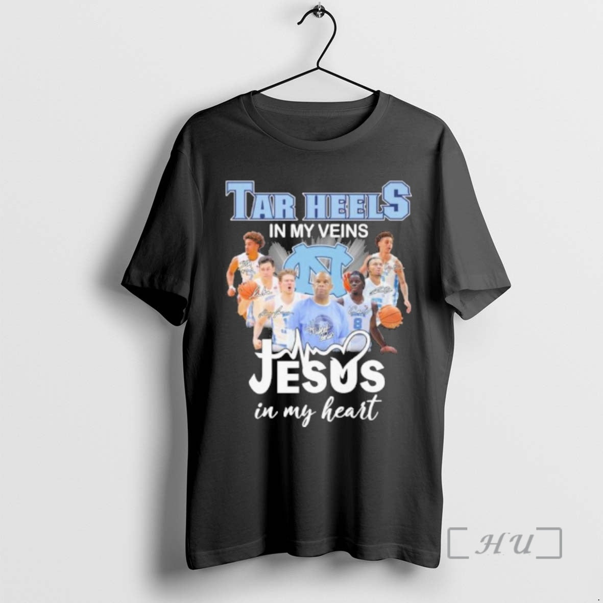 Officials Unc Tar Heels Mens Basketball In My Veins Jesus In My Heart Premium T-Shirts, Hoodie, Sweatshirt | HypeCrazeTee.com