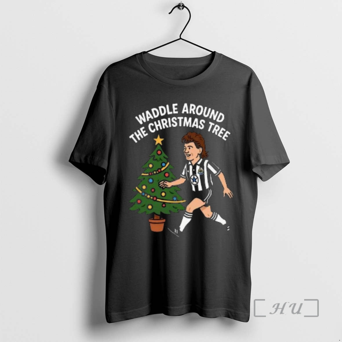 Officials Waddle Around The Christmas Tree Newcastle Circle Black T-Shirts, Hoodie, Sweatshirt | HypeCrazeTee.com