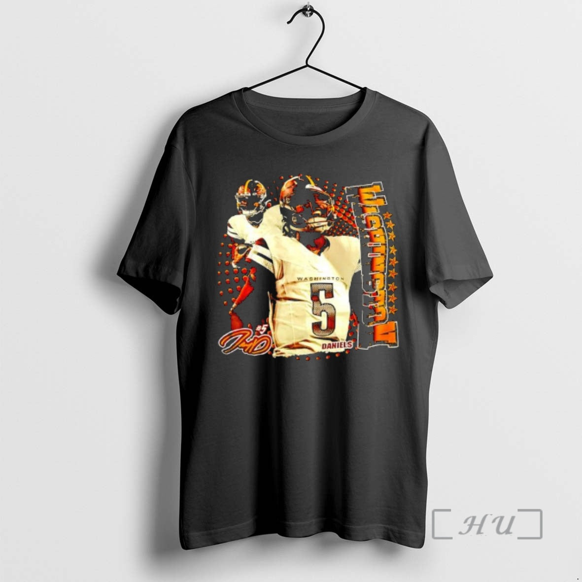 Officials Washington Commanders Jayden Daniels 5 Graphic T-Shirts, Hoodie, Sweatshirt | HypeCrazeTee.com