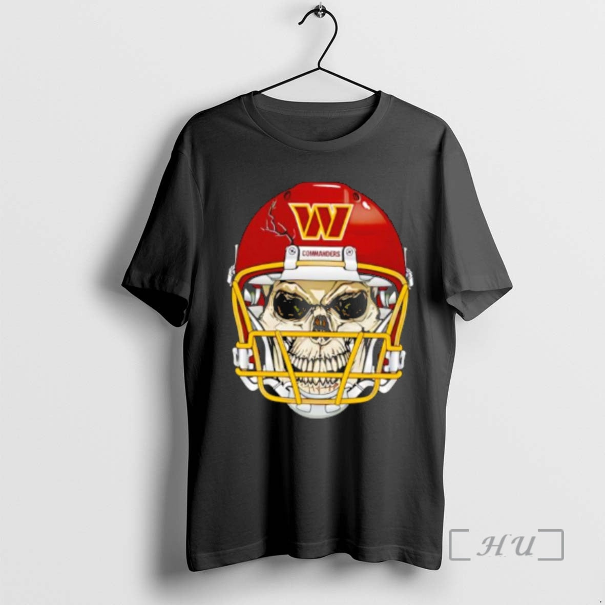 Officials Washington Commanders Skull Helmet T-Shirts, Hoodie, Sweatshirt | HypeCrazeTee.com