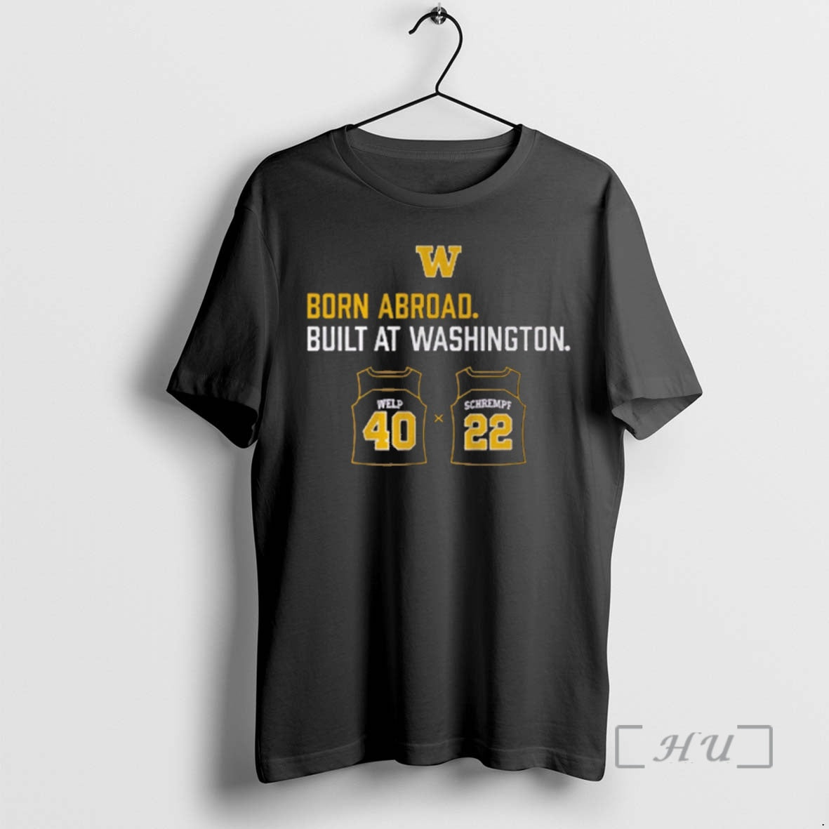 Officials Washington Huskies Schrempf Welp Duo T-Shirts, Hoodie, Sweatshirt | HypeCrazeTee.com