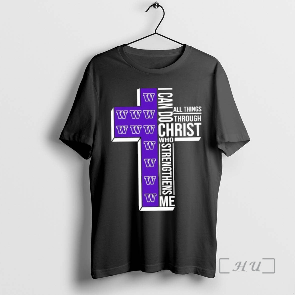 Officials Washington Huskies Womens Basketball I Can All Things Do Through Christ Who Strengthens Me T-Shirts, Hoodie,...