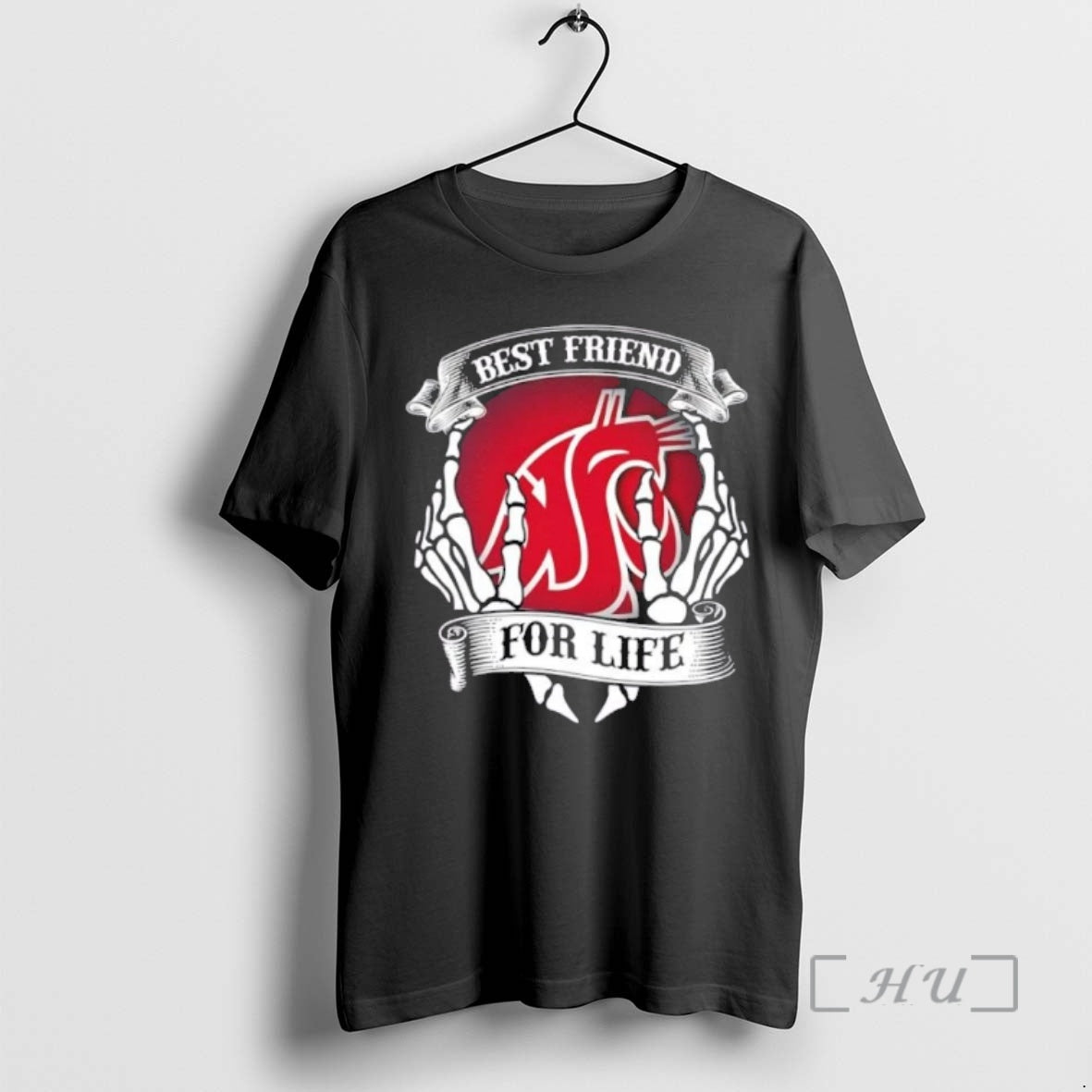 Officials Washington State Cougars Best Friend For Life Hands Bones T-Shirts, Hoodie, Sweatshirt | HypeCrazeTee.com