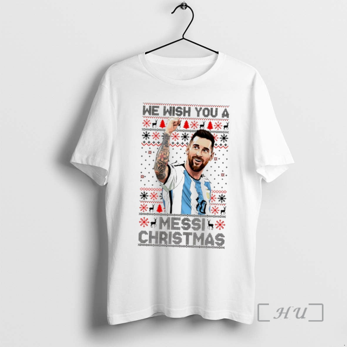 Officials We Wish You A Messi Christmas Ugly T-Shirts, Hoodie, Sweatshirt | HypeCrazeTee.com