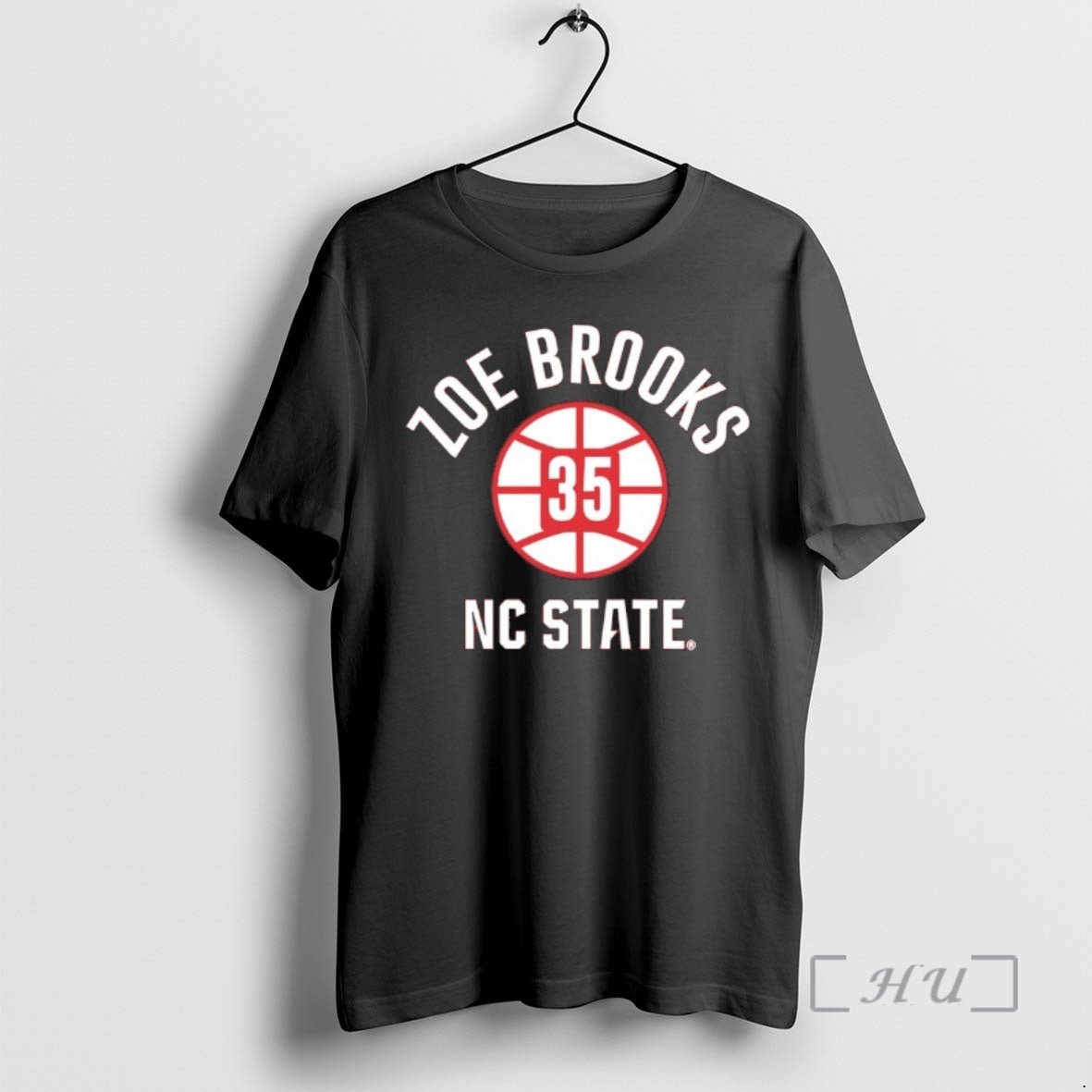 Officials Zoe Brooks 35 Nc State Basketball Name Number Ball T-Shirts, Hoodie, Sweatshirt | HypeCrazeTee.com