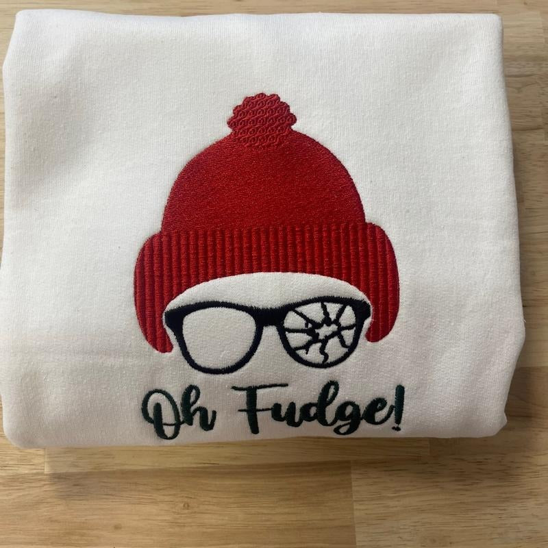 Oh fudge embroidered sweatshirt T-Shirts, Hoodie | HypeCrazeTee.com