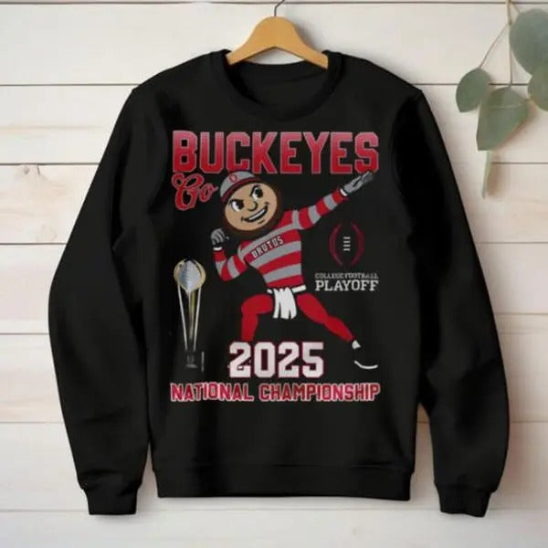 Ohio State 2025 National Championship Pullover Sweatshirt T-Shirts, Hoodie | HypeCrazeTee.com
