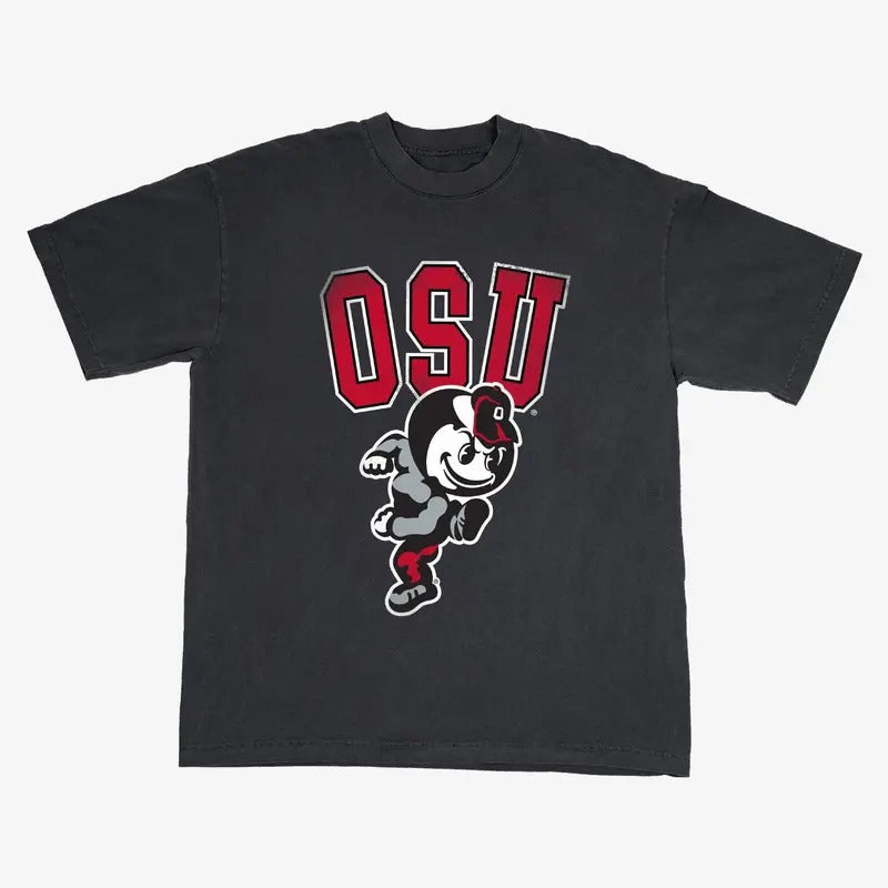 Ohio State Vintage T Shirt Men Women Heavy Tee Hoodie, Sweatshirt | HypeCrazeTee.com