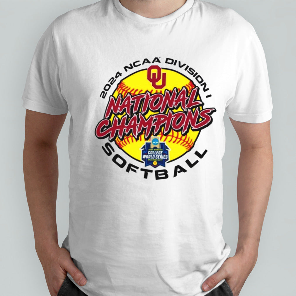 Oklahoma Sooners 2024 NCAA Division I Softball National Champions shirt
