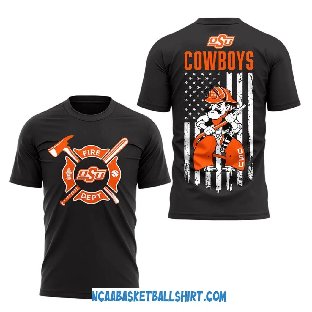 Oklahoma State Cowboys Firefighters Baseball Night 2026 Shirt