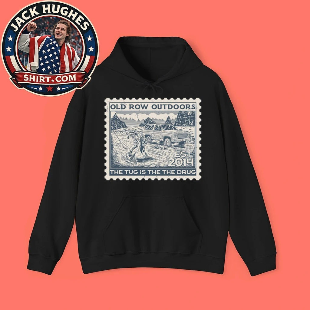 Old Row Outdoors The Tug Is The Drug Stamp Shirt