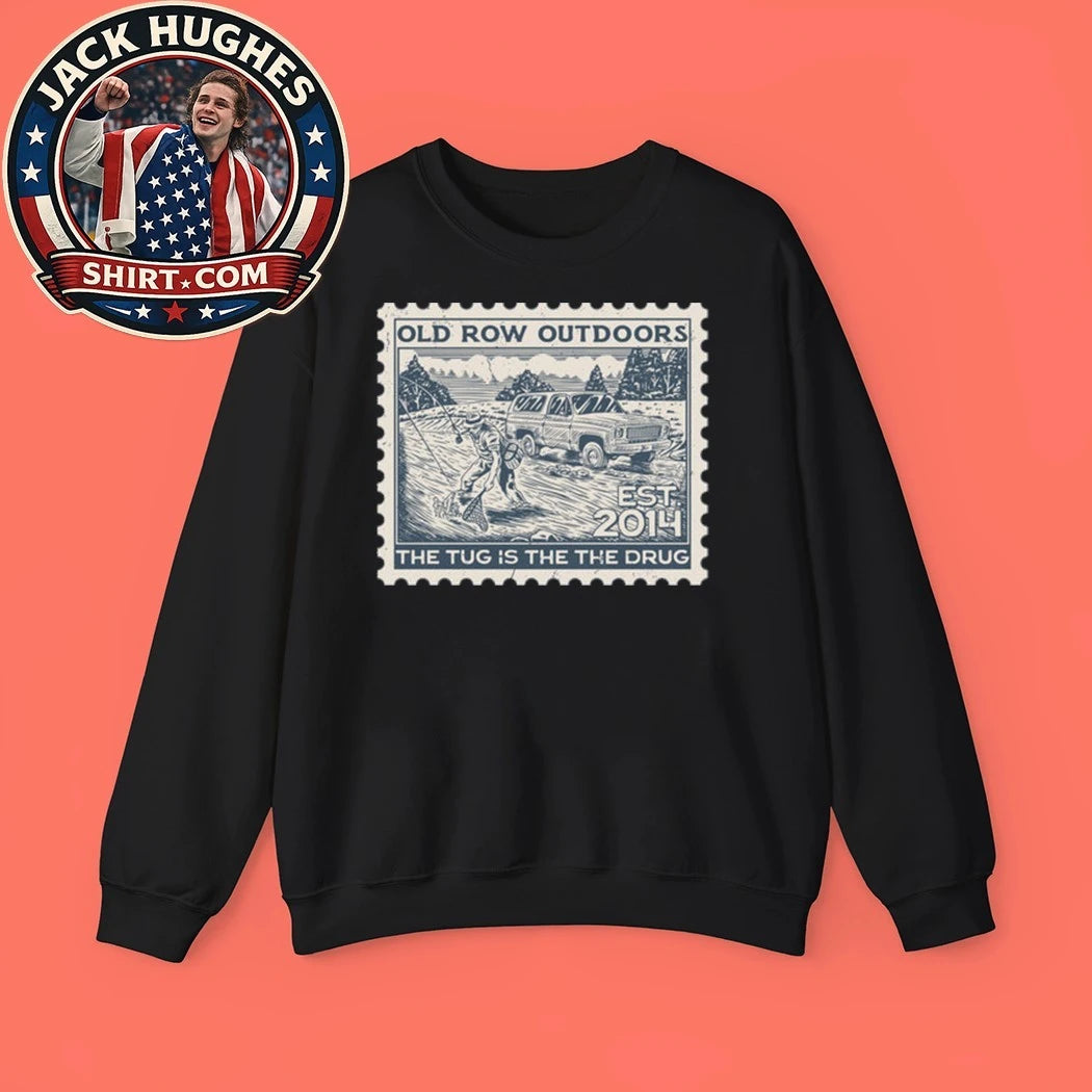 Old Row Outdoors The Tug Is The Drug Stamp Shirt