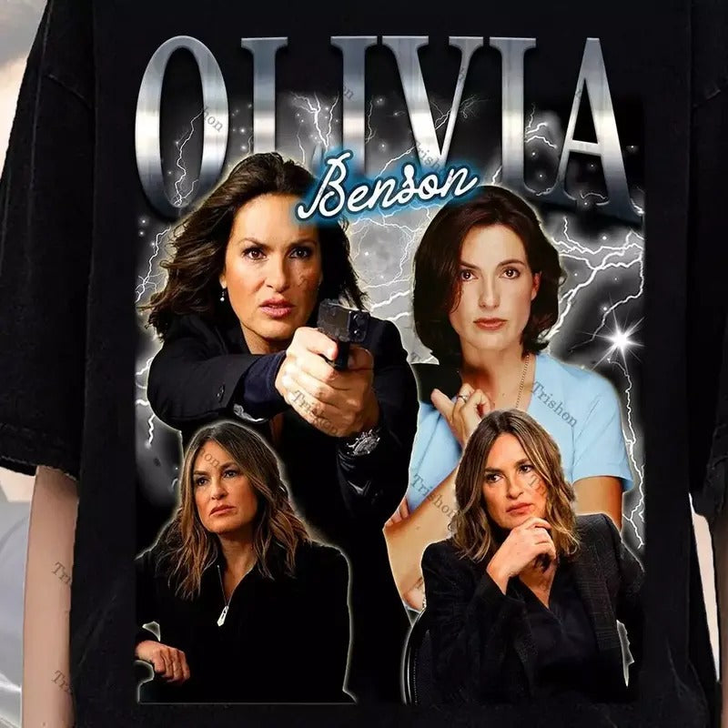 Olivia Benson Retro Vintage T Shirt Elliot Stabler S-4XL Hoodie, Sweatshirt | HypeCrazeTee.com