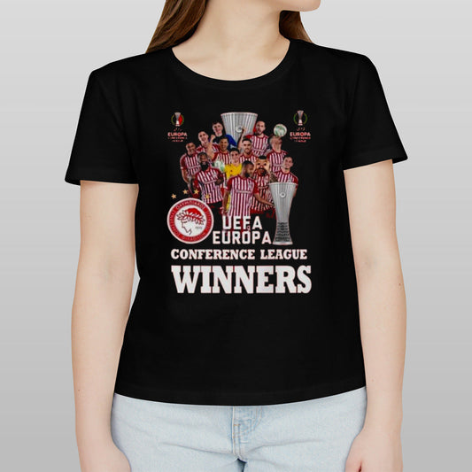 Olympiakos F.C. UEFA Europa Conference League Winners Shirt