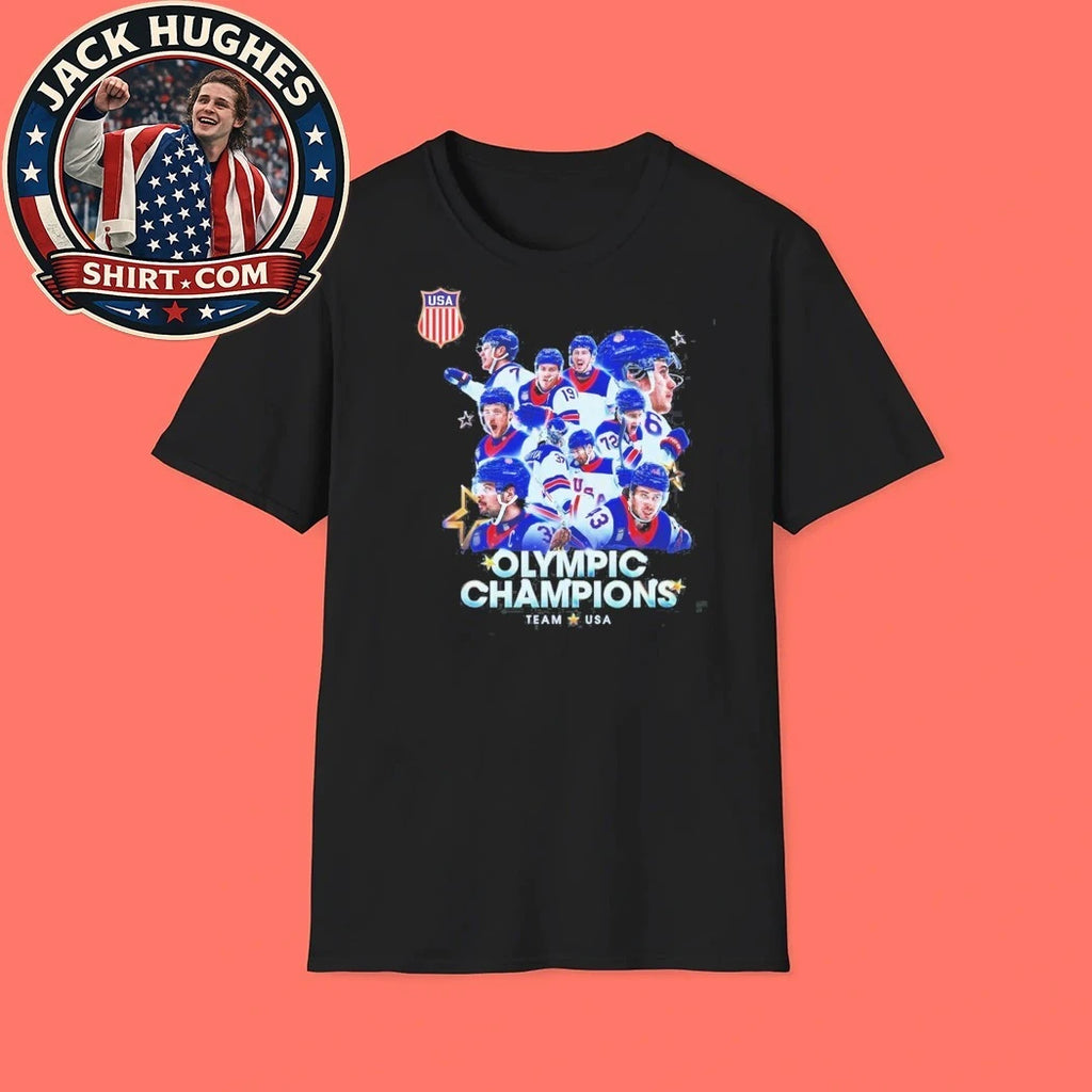 Olympic Hockey Team Winter Olympic Milano Cortina 2026 Logo Tee Shirt